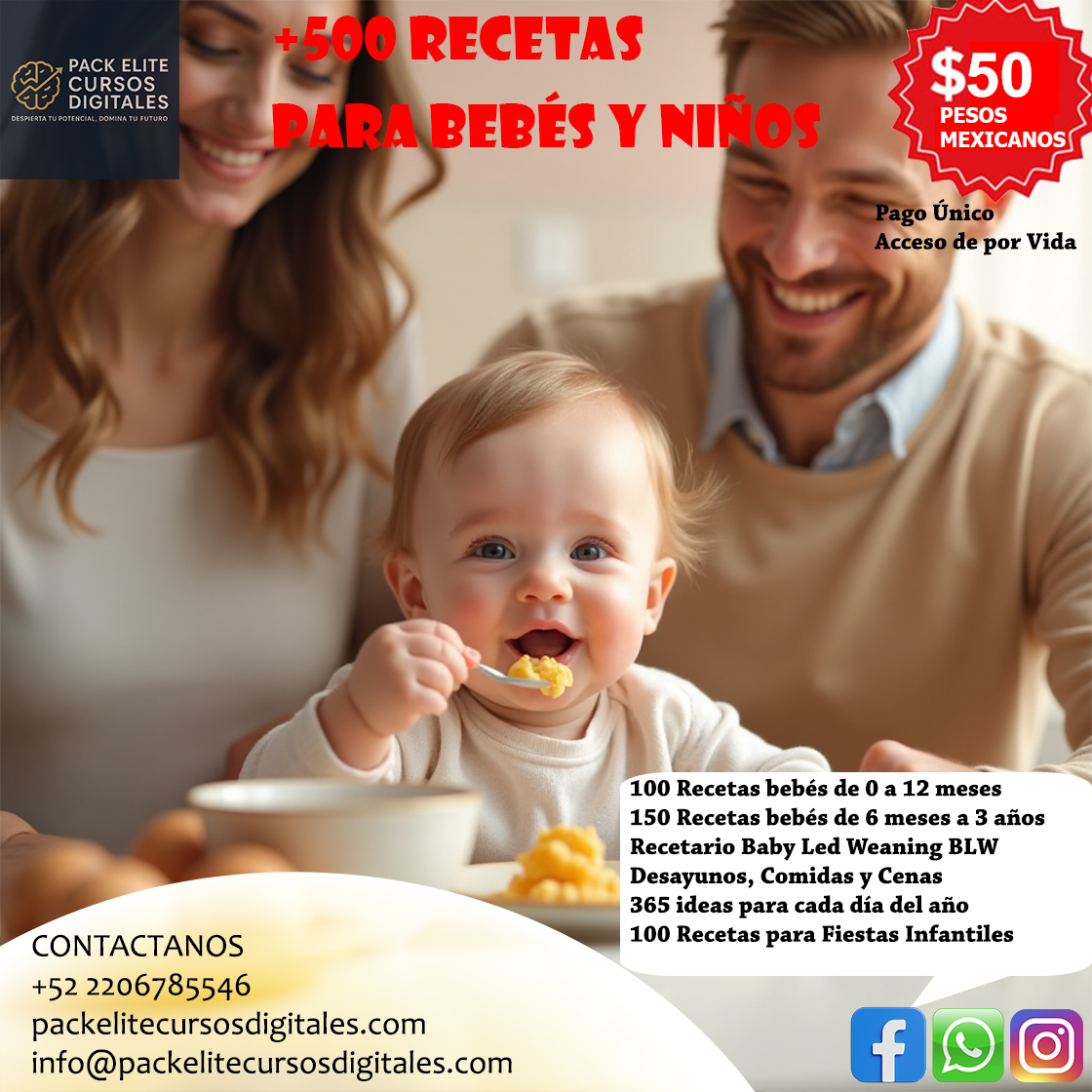 Kit Recetas para Bebés